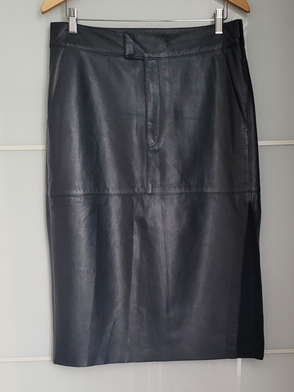 Helmut Lang Leather Skirt